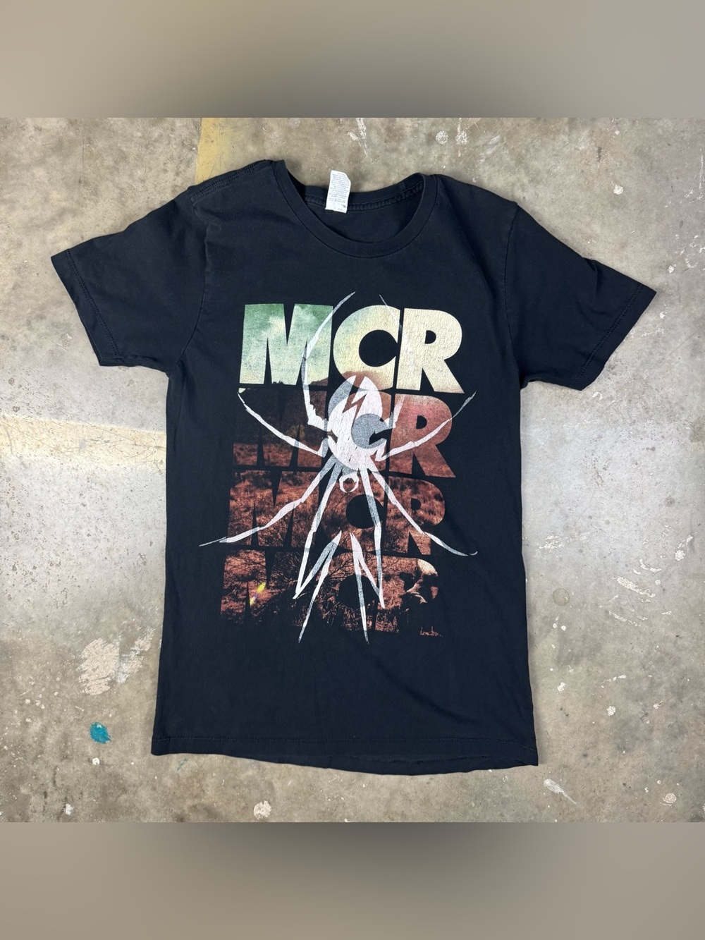 My Chemical Romance MCR Spider T-Shirt Size Small Pacific Tee Emo Scene Punk Alt